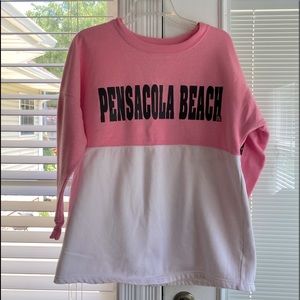 Cute Pink/White Sweatshirt Pensacola Beach, FL